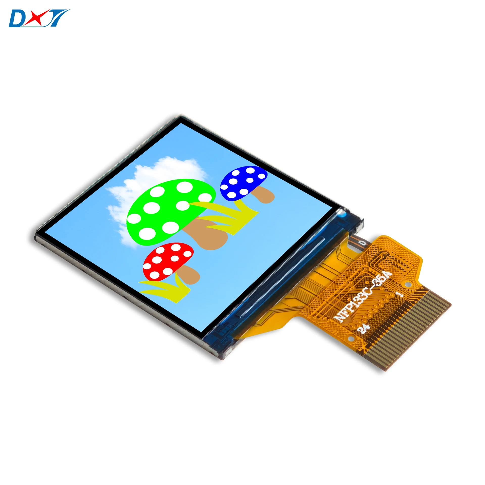 1.3-inch TFT LCD display module, 240*240 resolution, MCU 8080 interface, SPI serial interface, ST7789