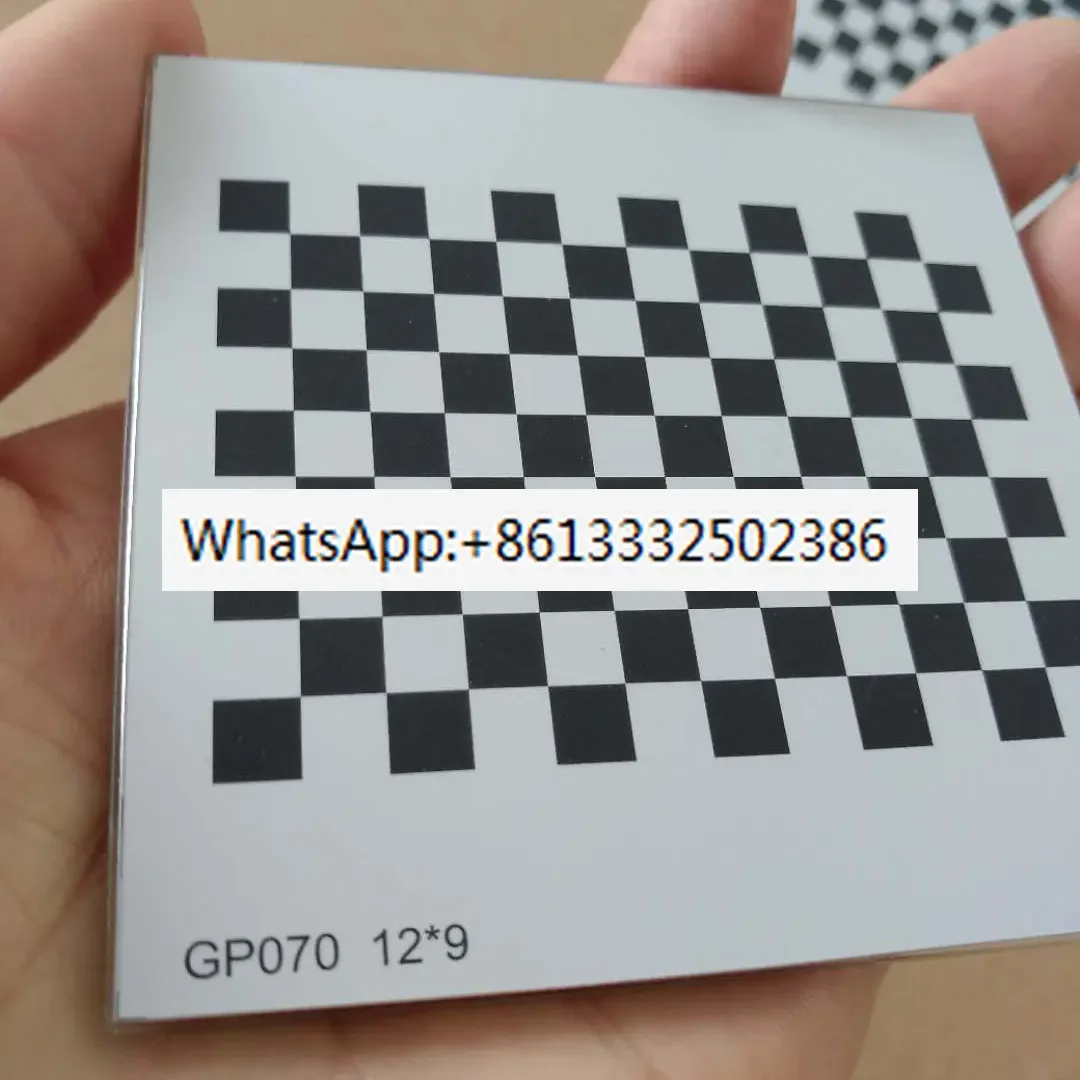 High Precision 12*9 Grid Series Aluminum Calibration Board Checkerboard Machine Vision Optical Correction Board