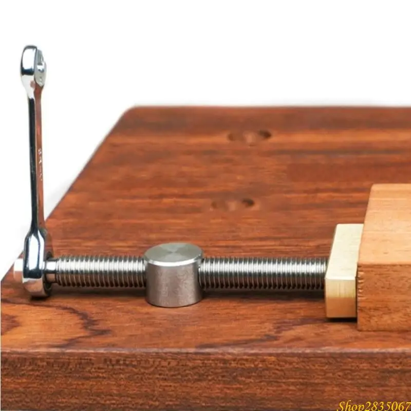 

Woodworking Benching Dog Brake Insert Workbench Fast Fixed Clip Clamp Steel Fixture Vise for 19/20mm Desktop Hole Tool 831F