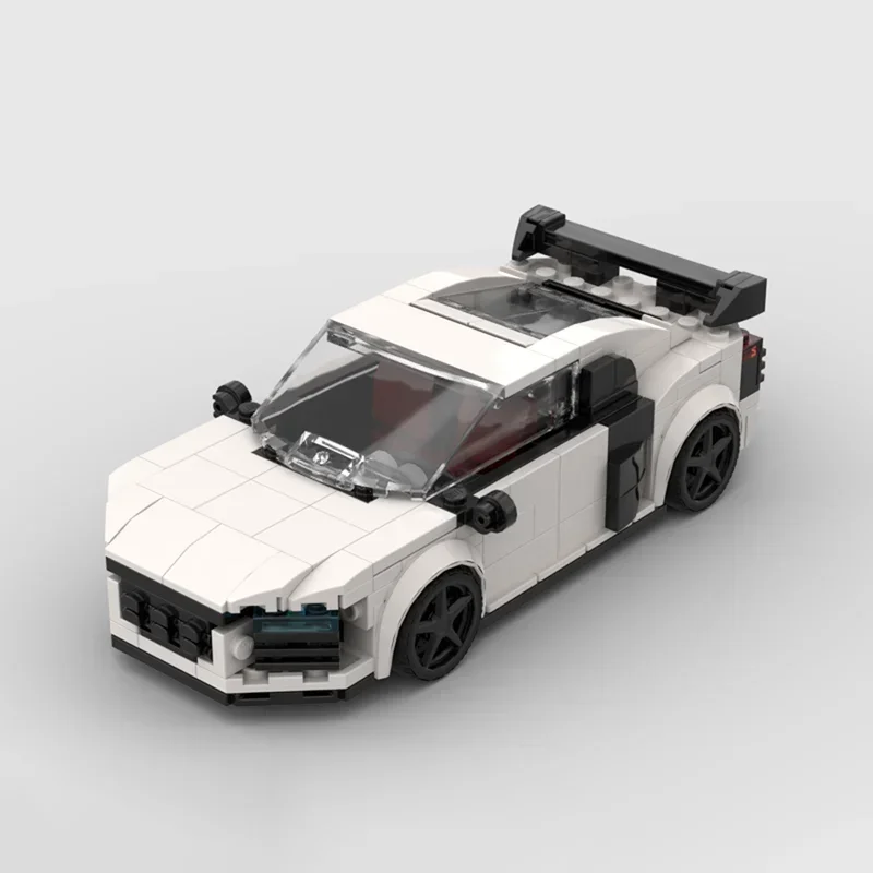 Moc Building Blocks Car Series R8 GT Champion Speed Cars Model Technology Bricks City Cars DIY Holiday Construction Toys