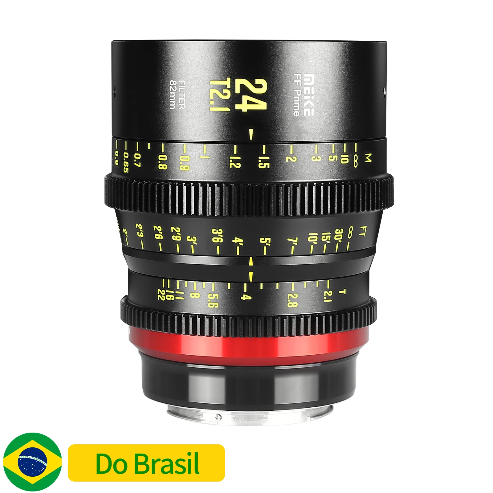 عدسة Meke Prime 24mm T2.1/35mm T2.1/50mm T2.1 Cine لأنظمة كاميرا السينما ذات الإطار الكامل