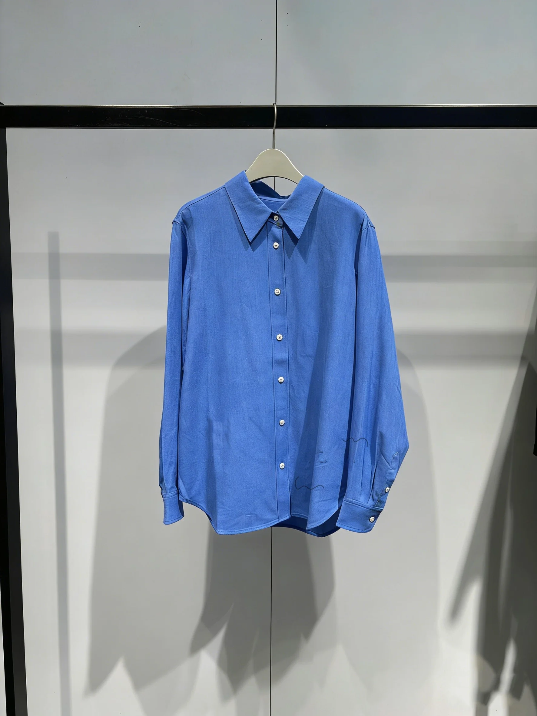 

Summer 2026 Women's Casual Loose Blue Sun Protection Shirt Fashionable Versatile Comfortable Feeling High-End Sensation Top