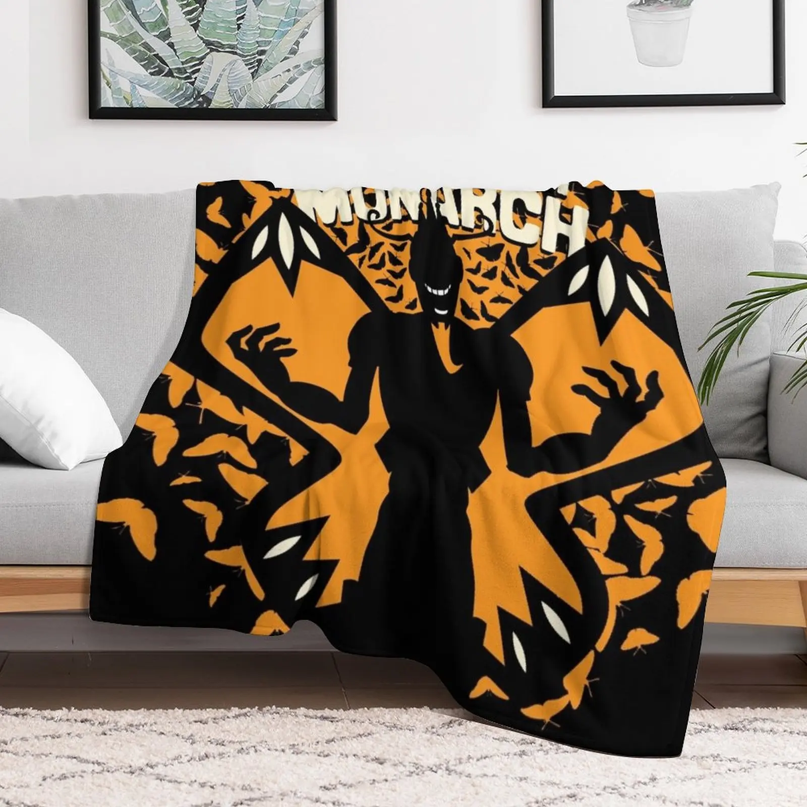 The Mighty Monarch - Venture Bros Team Monarch Throw Blanket Beach Sofas Soft sofa bed Blankets