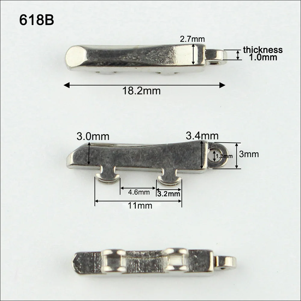 20 Stück dick 1,0 mm 1,3 mm Brillen-Federeinsatz, Brillenreparatur, Flex-Bügel, optischer Rahmen, kaputtes Ersatzteil 618 # – Detail 2