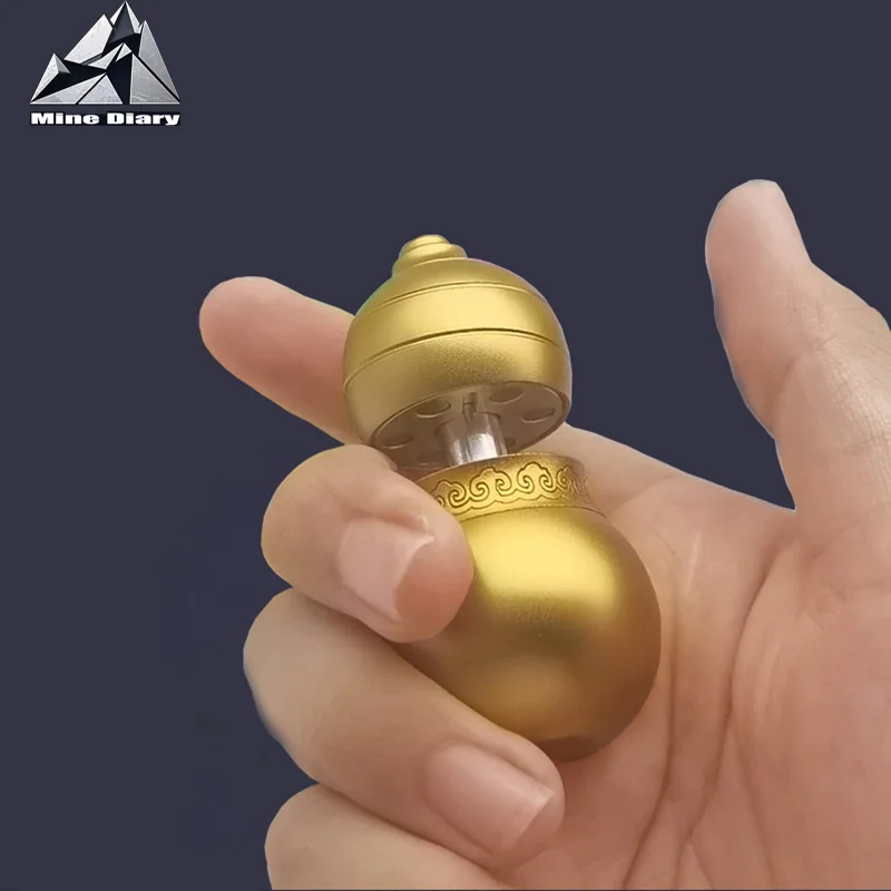 

Толкатель для монет Hulu, тактильная карта для толкания монет, механический слайдер, EDC, гироскоп на кончике пальца, беспокойство, снятие давления, игрушка в подарок