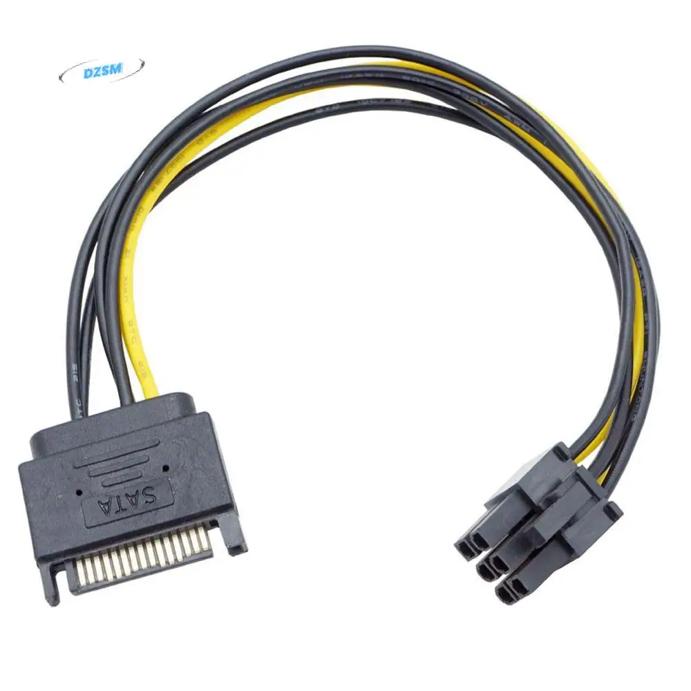

Express Power Supply Cable Male to Female SATA Power Cable Video Card Power Cable SATA Adapter Cable Graphics Card Power Cord
