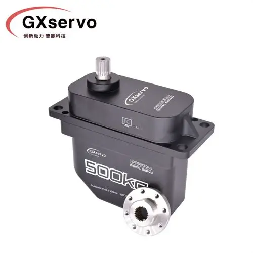 GXservo 500KG alto par sin escobillas 24V Servo gigante 93800BLS alto voltaje para 1/5 escala RC coche camión barco avión Robot