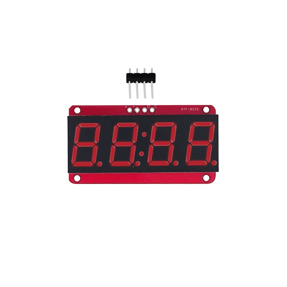 0.56 inch 4 digit nixie tube module LED display I ² C control line 2 control HT16K33  for arduino