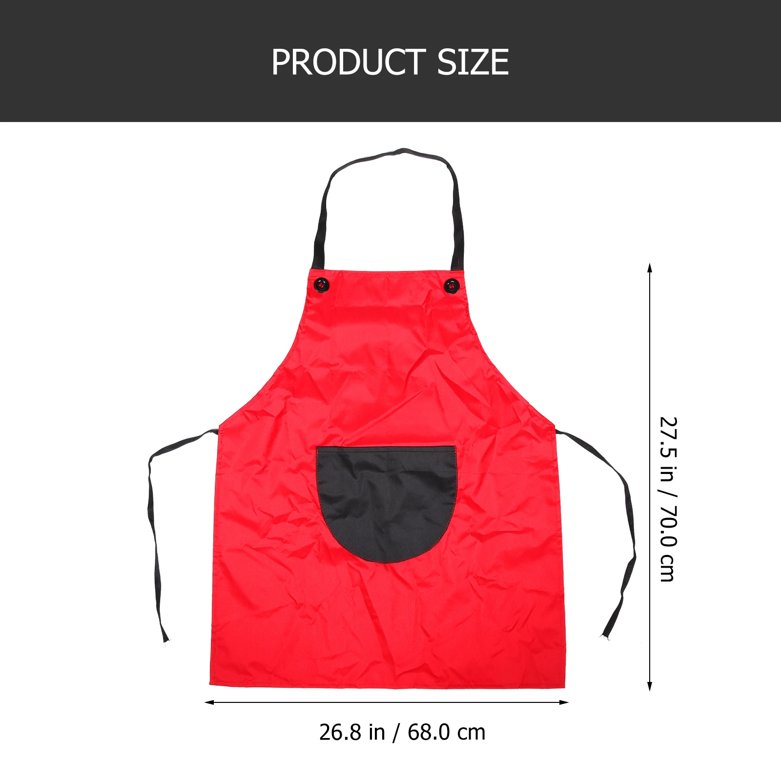 

Painting Clothes Apron with Pocket Water Proof Art Aprons Red Artist