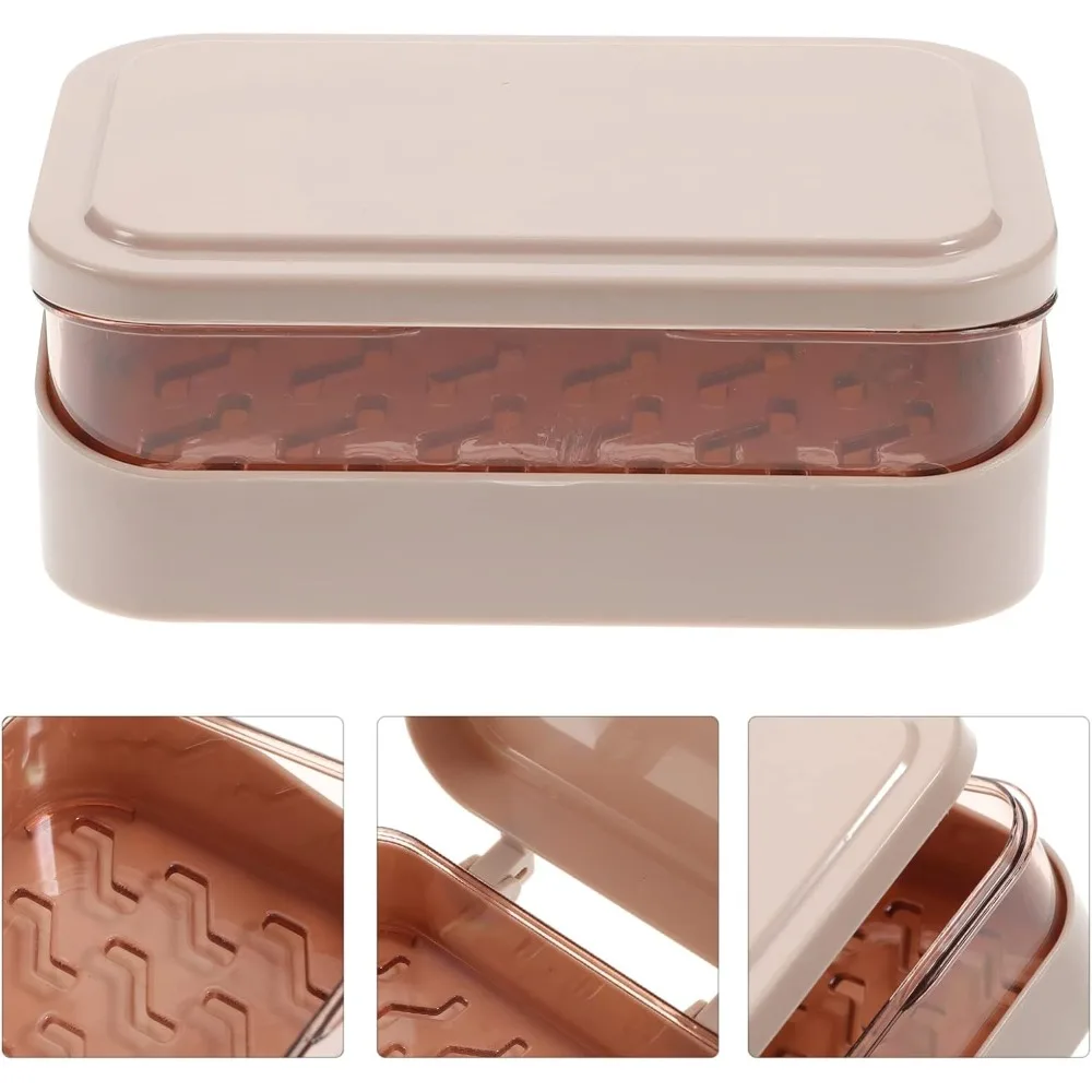 طبق صابون 2025، وسيم ومحمول، أنيق وعملي مع قاعدة مضادة للانزلاق، إضافة مثالية لديكور حمامك