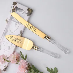 Personalized Engraved Cake Knife Serving Set Customized Cake Knife & Shovel Birthday Gift Wedding Party Decoration Cake Cutter