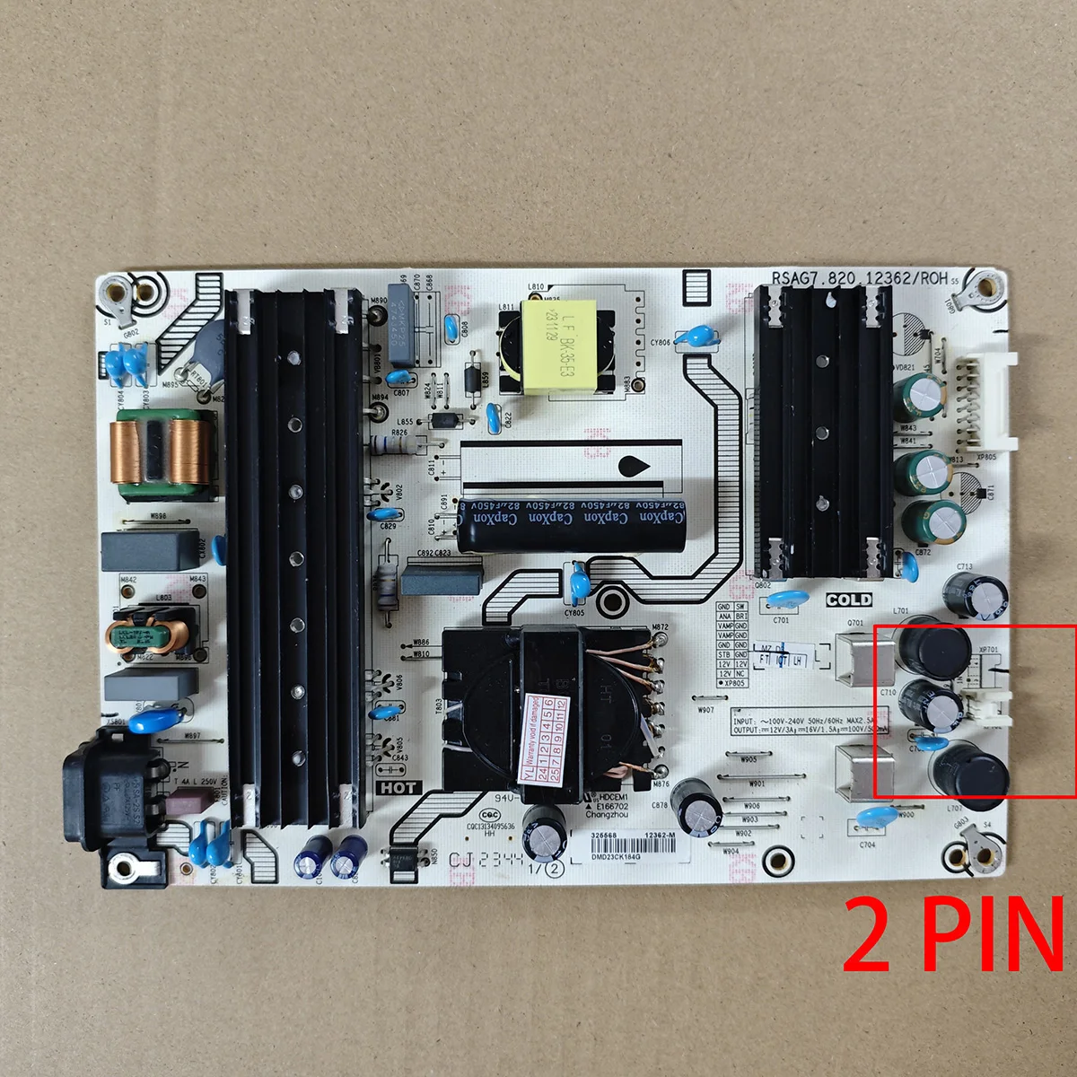 RSAG7.820.12362 ROH Power Supply board for 65E3G-PRO 65D3H 65E35H65E35H Good Test Quality