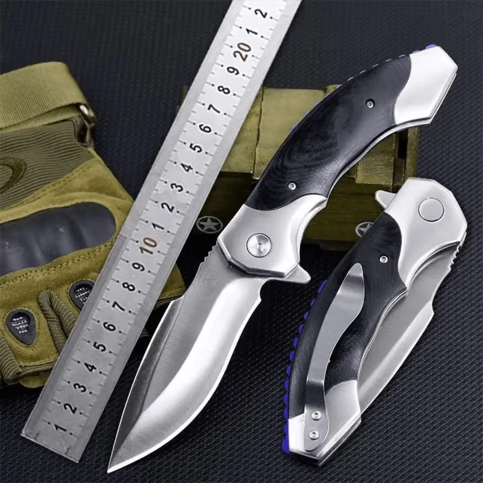 

Складной нож KESIWO D2 Blade G10: портативный инструмент для выживания, туризма, охоты, рыбалки и повседневного использования (EDC)