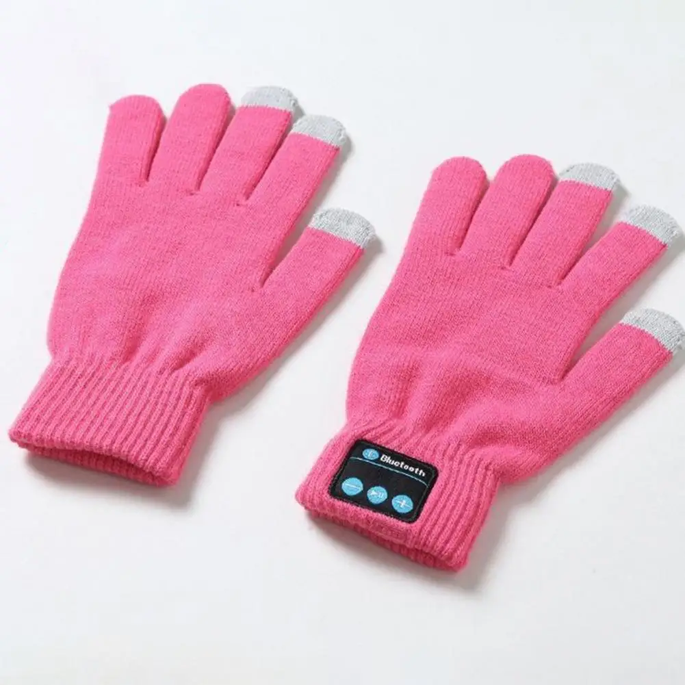 Warm Gloves Bluetooth-compatible Gloves with Clear Sound Bluetooth-compatible Winter Gloves for Cycling Work Touch for Cold