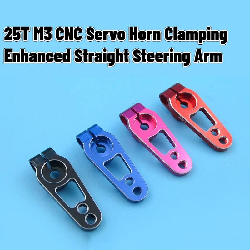 25T Spline Cnc Aluminium Servo Hoorn M3 Klem Stuurarm Voor Futaba Savox Power Hd Motor Sakura D4 Rc Mg995 Mg946r Mg996r