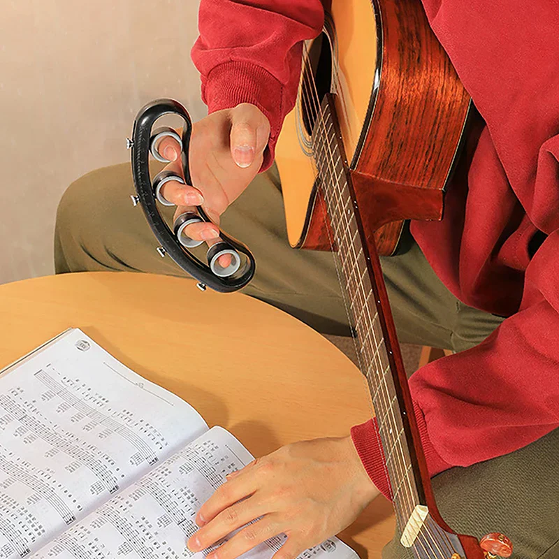 Extensor de guitarra Universal para entrenamiento de dedos, extensión Musical para dedos, fuerza para los dedos, práctica de Piano, extensor acústico de plástico