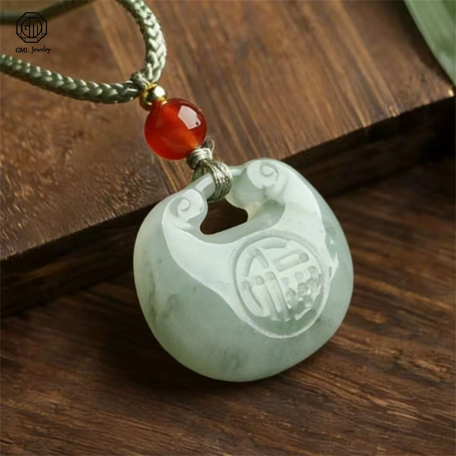 

Natural Gold Silk Jade Tianshan Green Gourd Pendant Floating Flower Jadeite Color Fortune Abundance Necklace Jewelry Gift