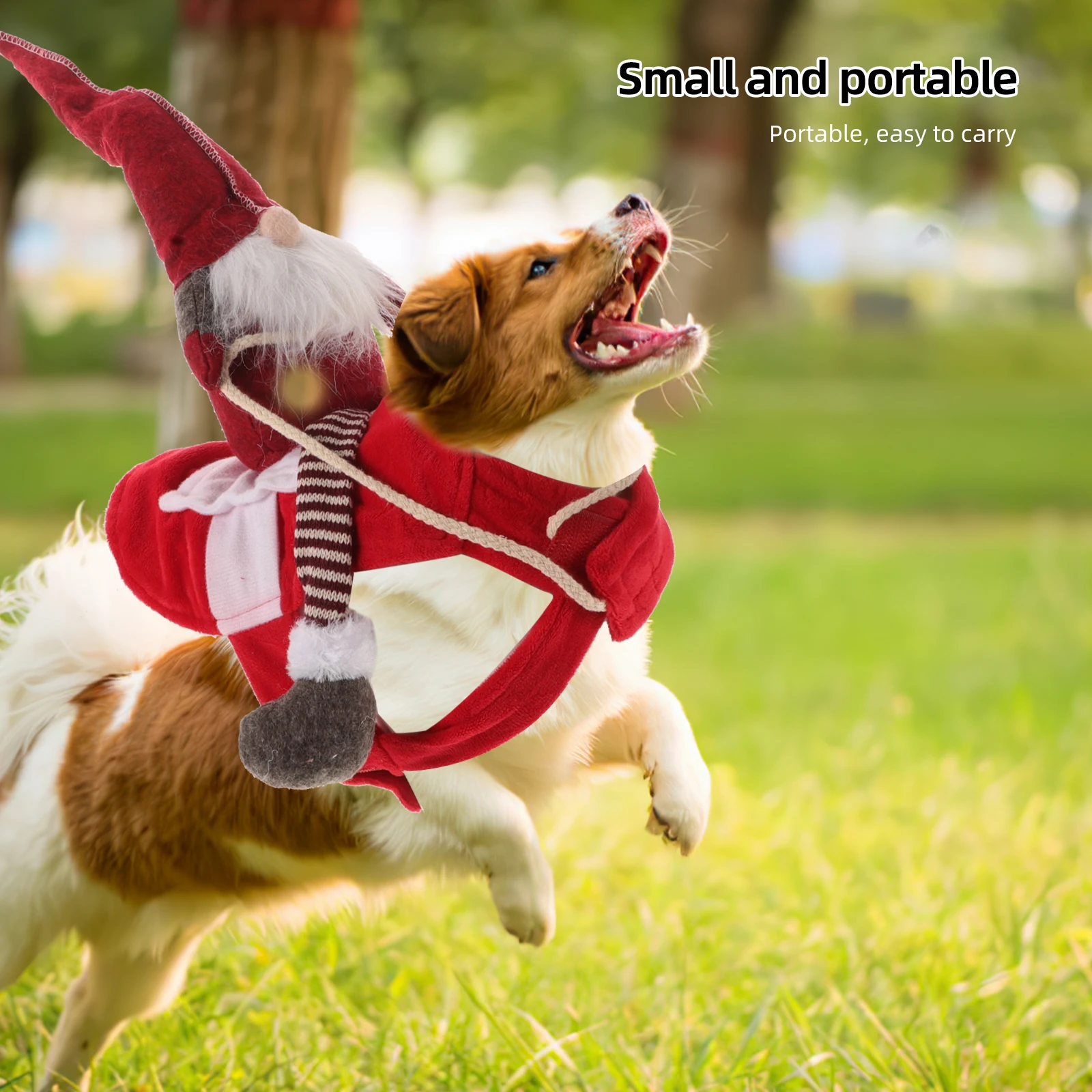 

Transformation Outfit Christmas Dog Clothes Pet Supplies Funny Cotton Winter Hat