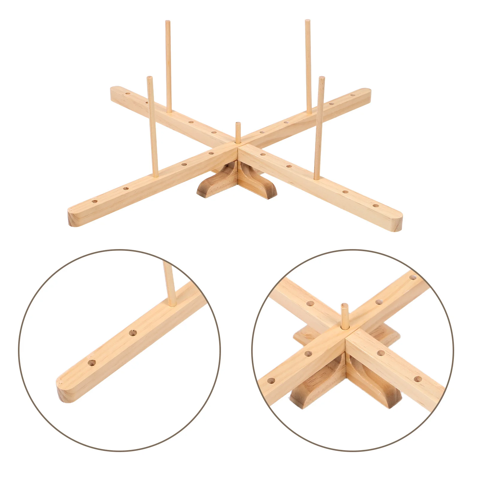 

Essential Wood Yarn Winder - Smooth Rotating Swift for Efficient Yarn Organization - Hand Knitting Favorite Tool