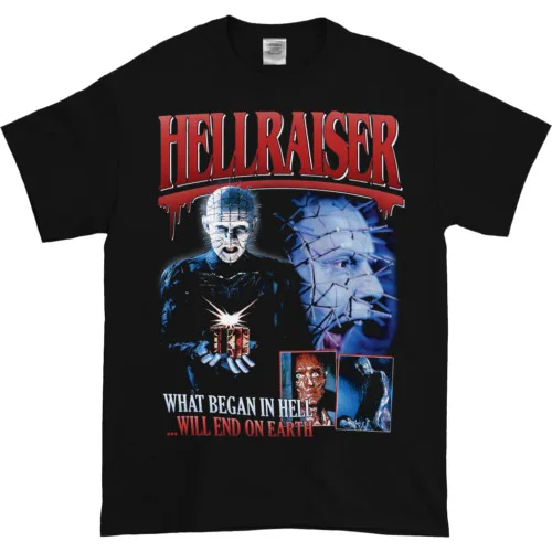 Hellraiser T Shirt Pinhead New Black