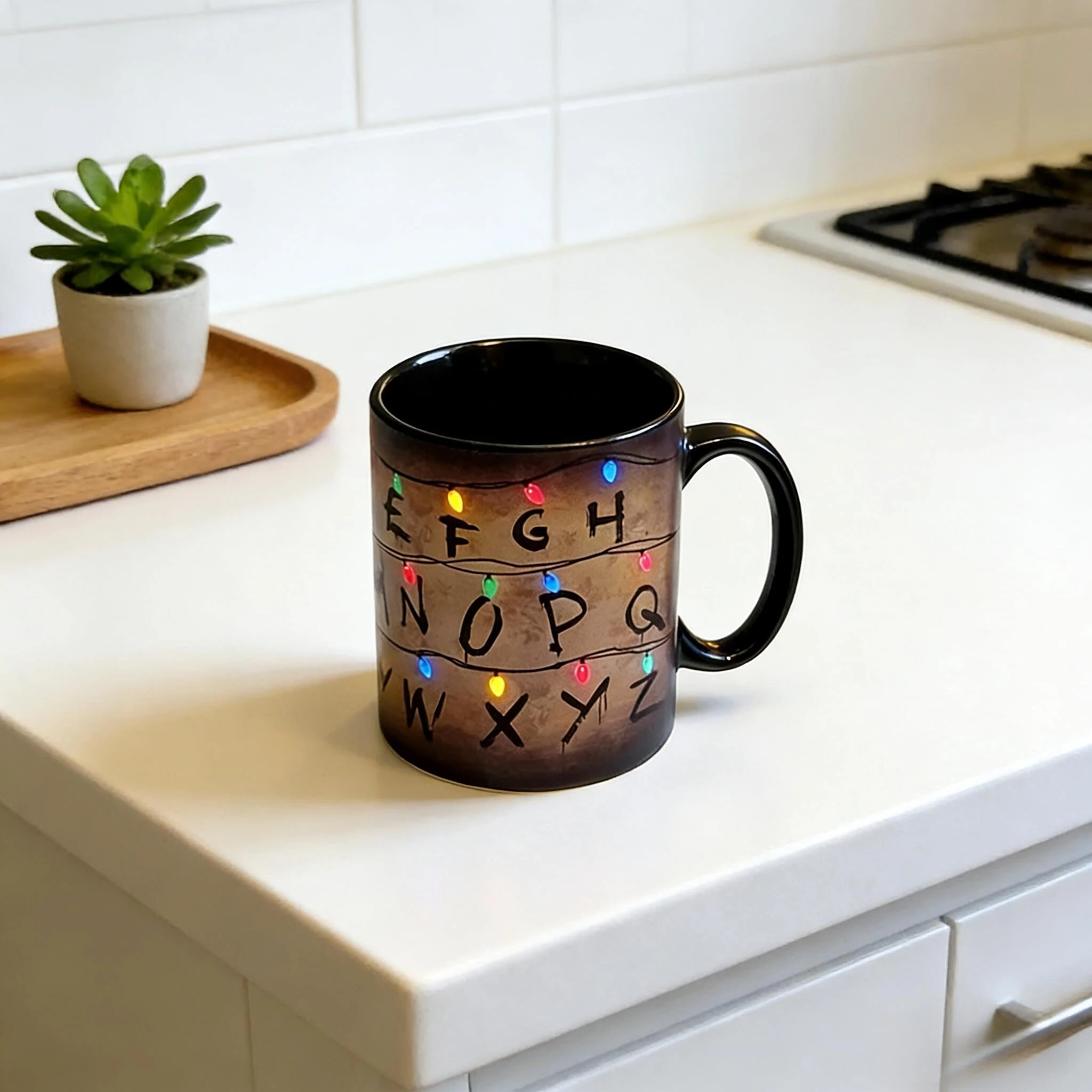 

Керамическая кружка с изменением цвета, термочувствительная, уникальный дизайн, стеклянная, для кофе