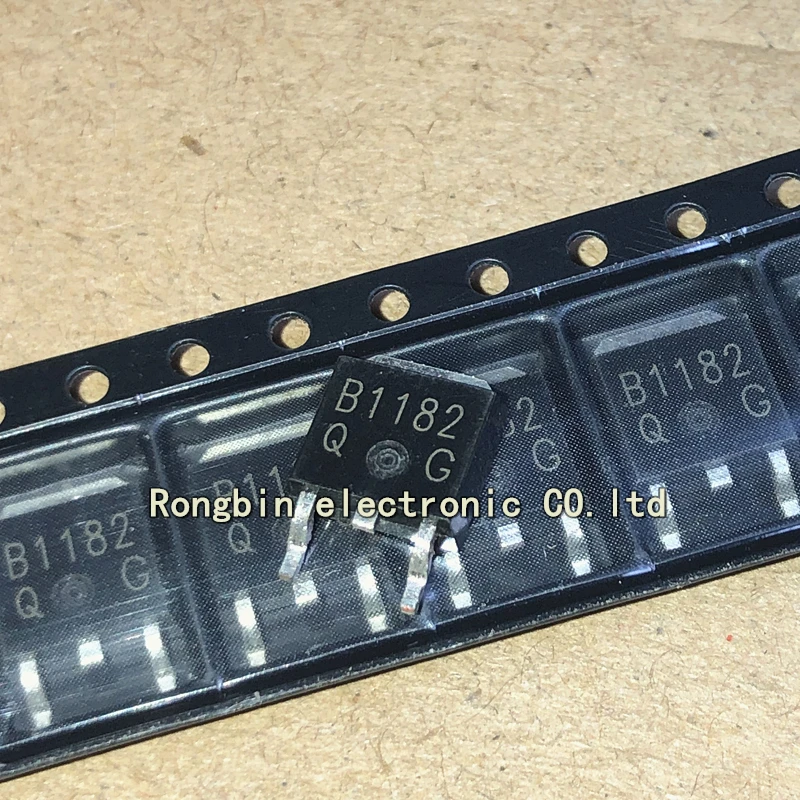 パワートランジスタIC,10個,新しい2 sb1182 smd b1182 to-25240v 2a