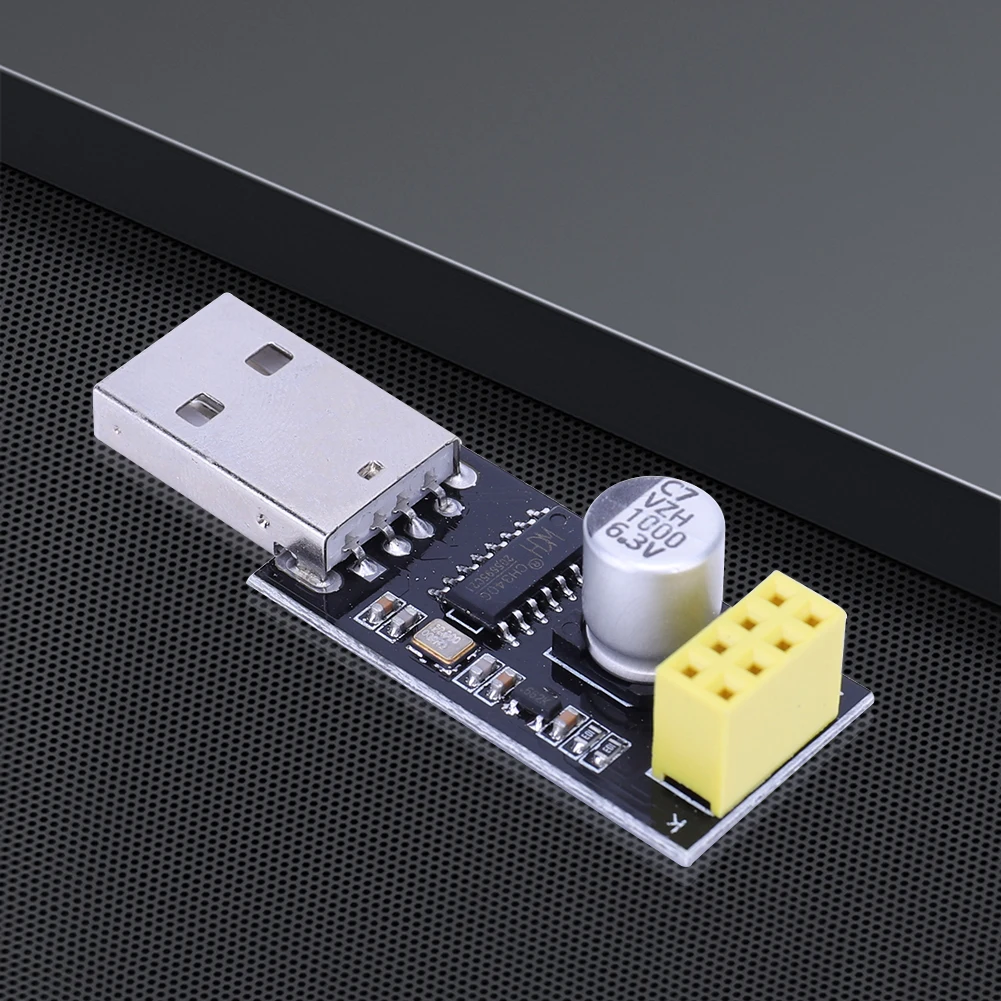 USB To ESP8266 ESP01 Programmer Adapter CH340 ESP-01 Adapter Support Windows Systems 1000uF Solid-state Capacitor