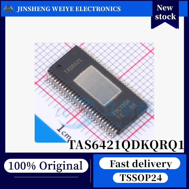 

(1/5 piece) TAS6421QDKQRQ1 TAS6421 HSSOP-56 Single Channel Digital Input Class D Car Audio Amplifier, 100% New, Original,Stock