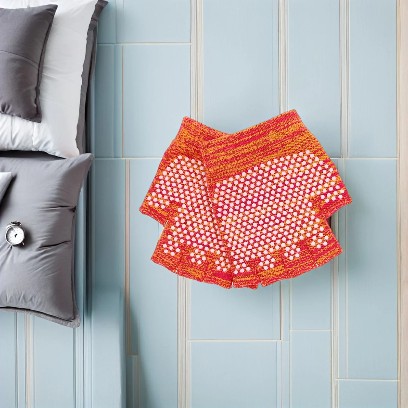 

4Pairs Women Fingerless Yoga Gloves Non-Slip Half Finger Cycling Exercise Gym Gloves Lightweight Summer Workout Training