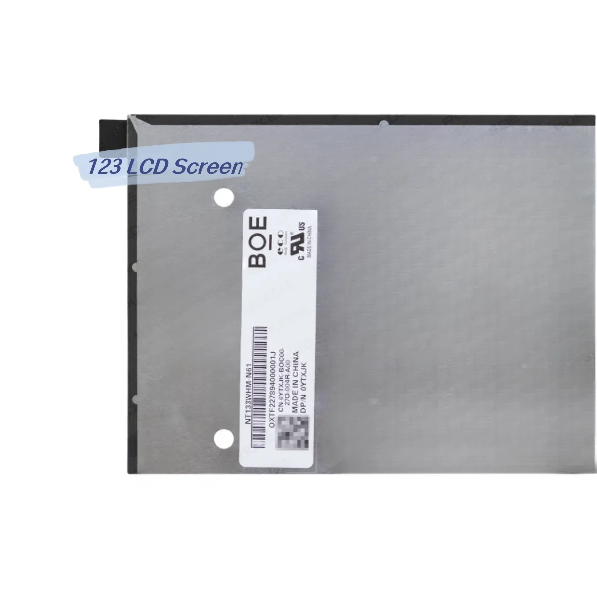 13.3''Laptop LCD Screen NT133WHM-N61 fit B133XTN03.1 M133NWR9 R0 for Dell Latitude 5300 5310 7300 7310 Non-Touch 1366x768 30pins