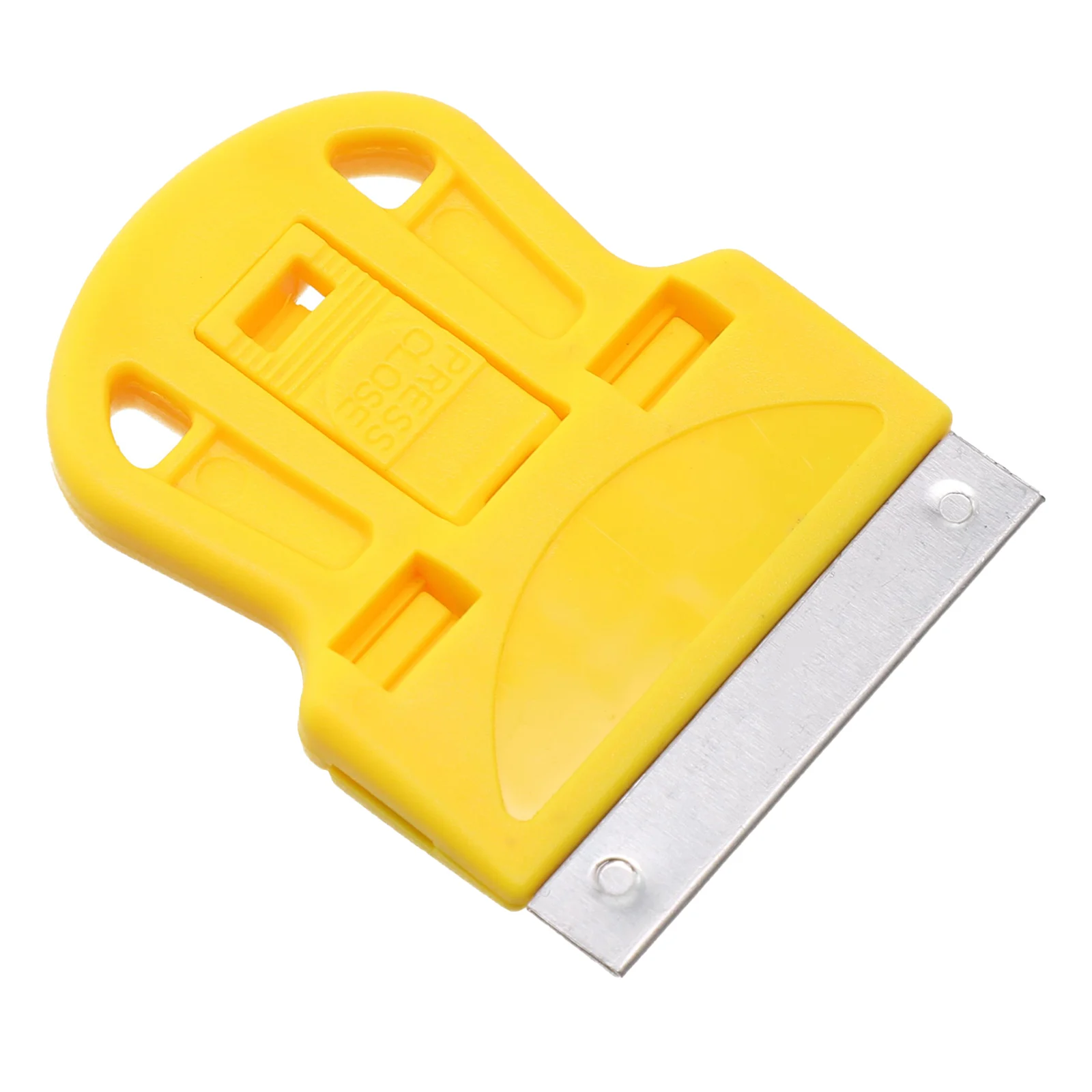 1pc Metal Plastic Scraper Blade Tool Label Clean Glue Remover Window Glass Clean Scraper Car Wrap Sticker Squeegee