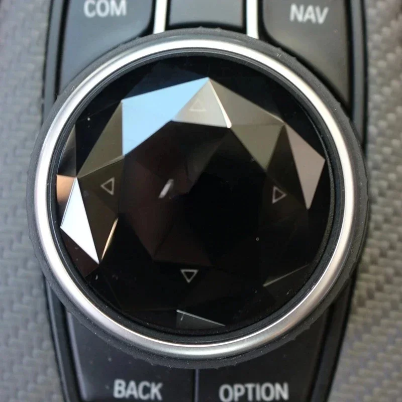 1pc Multi Media Knob Cover Car Multimedia Button Knob Cover For BMW 1 3 5 6 7 SeriesG30 G38 G01 G02 25 F26 F15 F16 F10 X3 X4 X5