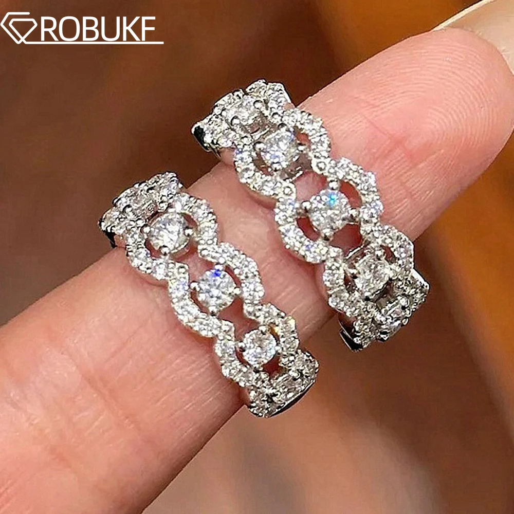 

Элегантное обручальное кольцо с бриллиантом Halo для женщин, серебро S925, полувечность, ажурное кружевное обручальное кольцо, ювелирные изделия