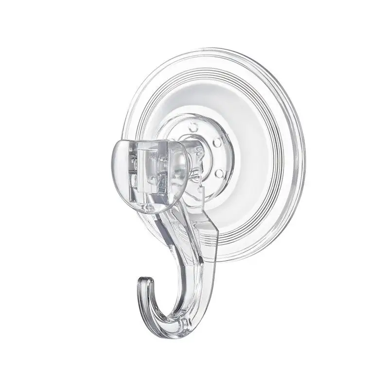 

Suction Cup Hooks 6 Pack, 2.76 x 3.54 x 1.57 inch, 10 LBS Max Load Clear Shower Suction Cups, Strong and Reusable Heavy Duty Wall Holder, for Loofah, Towel, Glass, Window, Kitchen, Bathroom