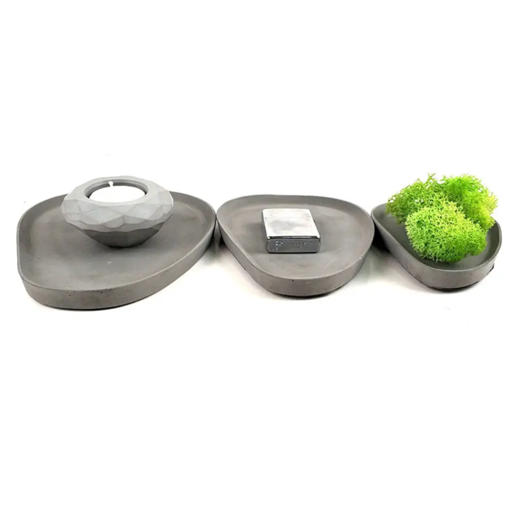 

Cement Fruit Plate Storage Tray Keepsake Dish Jewelry Container Home Accessories Nordic Style Bathroom Bedroom ganizer