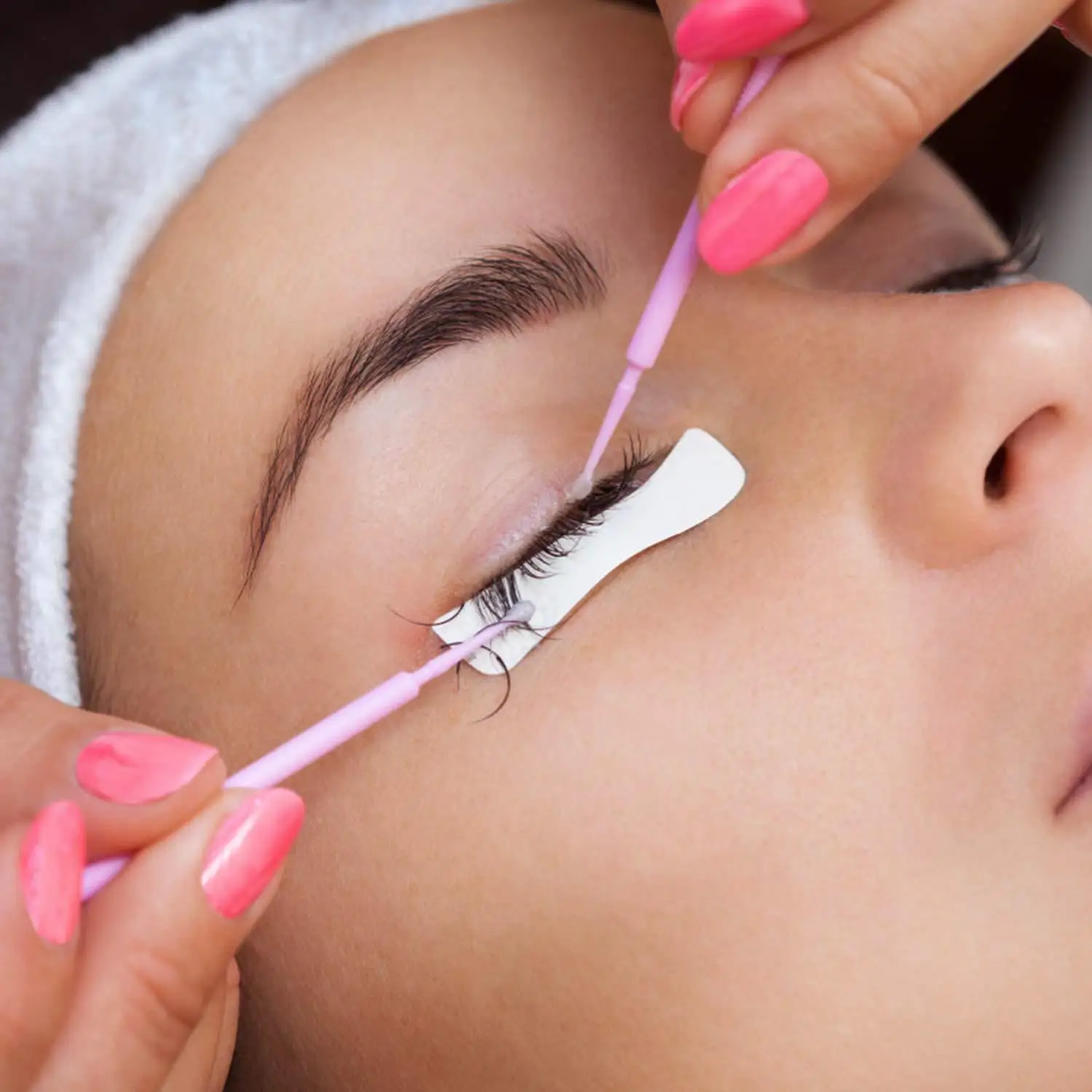 Disposable Micro Applicator Brushes for Eyelash Extensions – 100pcs, Multi-Color, Precision Tip for Lash Glue & Removal