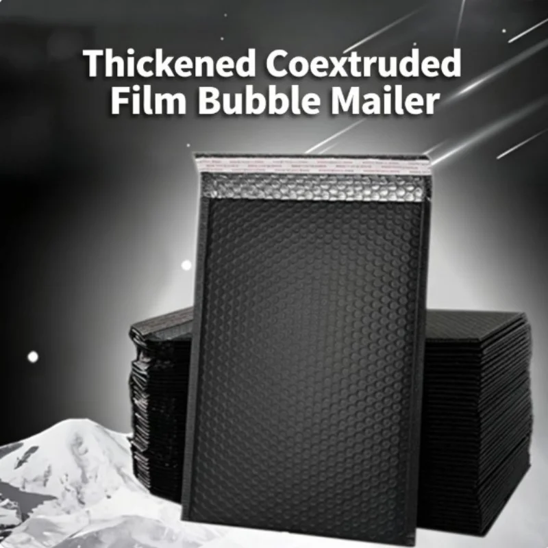 100pcs Black Envelope Bag Suitable For Mailing Office Packaging Fill Bubbles Suitable For Gift Packaging