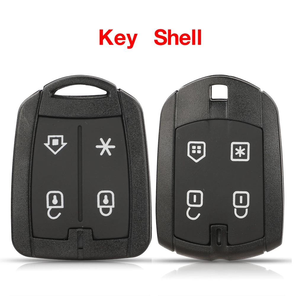 jingyuqin For FX330 Positron Control Alarm Car Key For Brazil 4 Button Smart Remote Key Cover Shell Auto Parts Car-styling