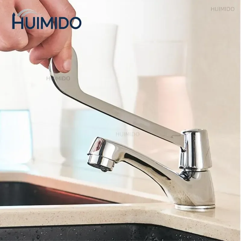 Hospital Faucet Chrome brass single lever Super long basin faucet hospital use tap school use mixer decked