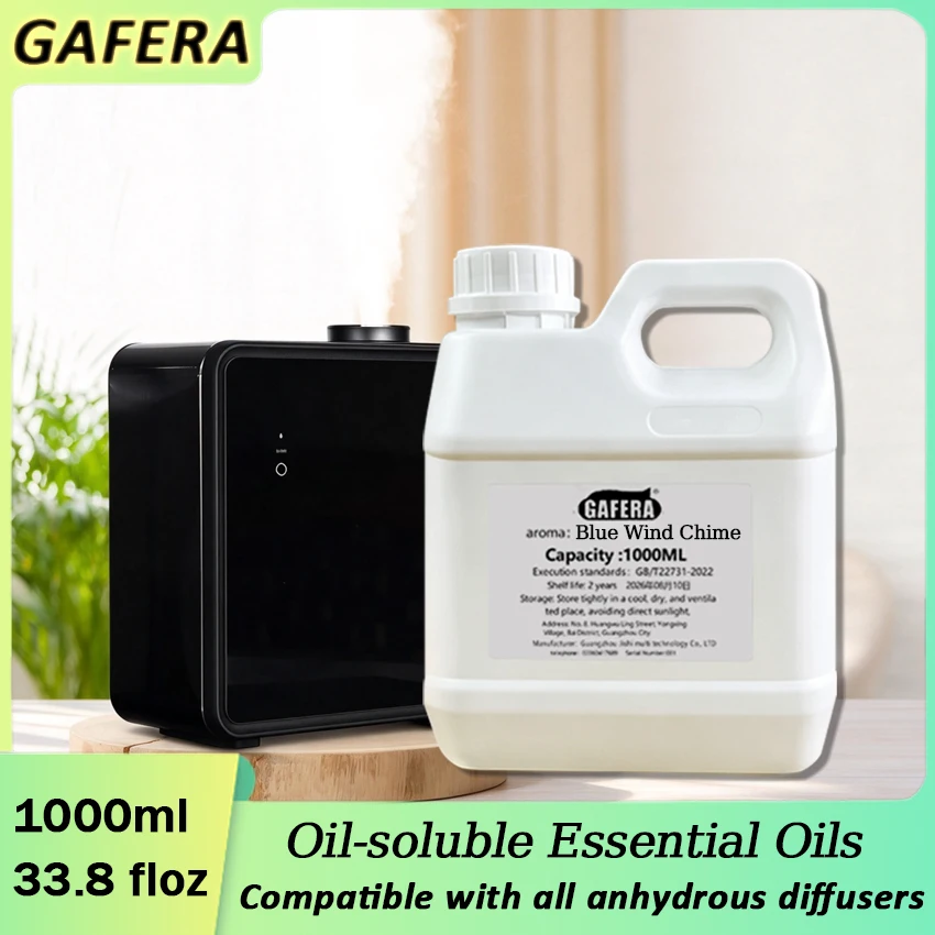 hotel fragrance, Air freshener refill, Compatible with All Waterless Diffusers,Blue Wind Chime ，Flax, Osmanthus 1000ml/33.8floz