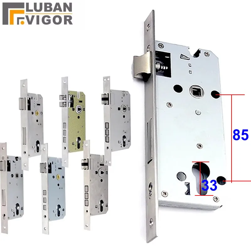 85 Series European standard lock body lock body 8540 8545 8550 8560 indoor wooden door replacement lock body cylinder height32mm