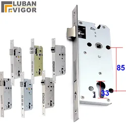 85 Series European standard lock body lock body 8540 8545 8550 8560 indoor wooden door replacement lock body cylinder height32mm