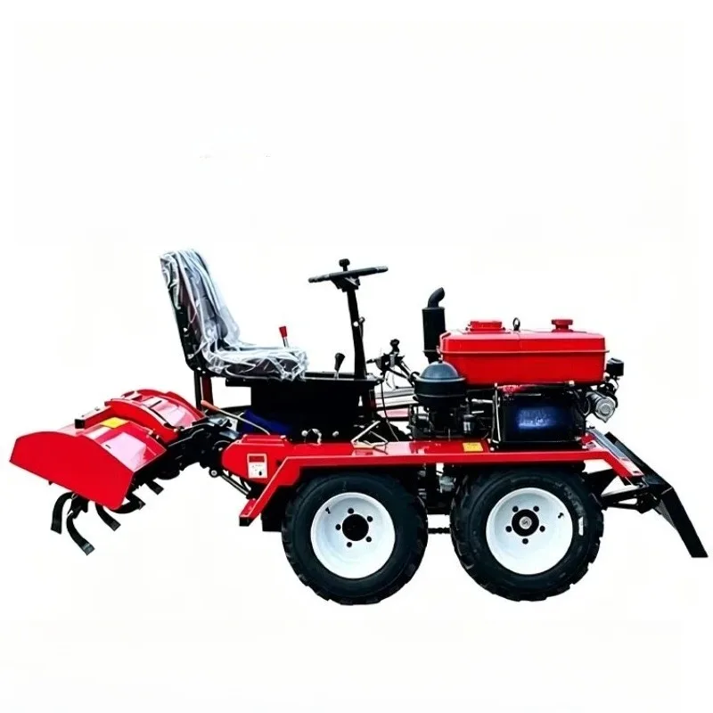 16-35HP 4WD Micro Tiller 530-1000kg with Rotary Tillage Furrowing for Orchard and Paddy Field