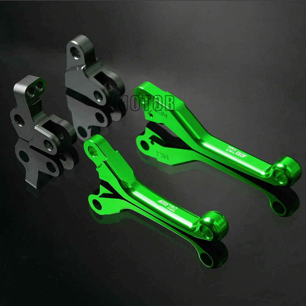 For Kawasaki KX250F 2004-2018 KX250 KX 250 F 250F CNC Motorcycle Motor Dirt Bike DirtBike Motocross Pivot Brake Clutch Levers