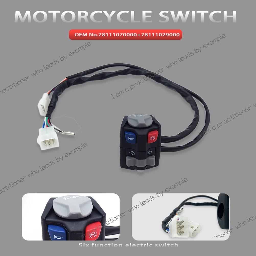 

2023 Motorcycle Switch Electric Flameout Start Stop ON/OFF Horn Engine Kill Headlight Far Near Light Button For KTM EXC EXCF XCW