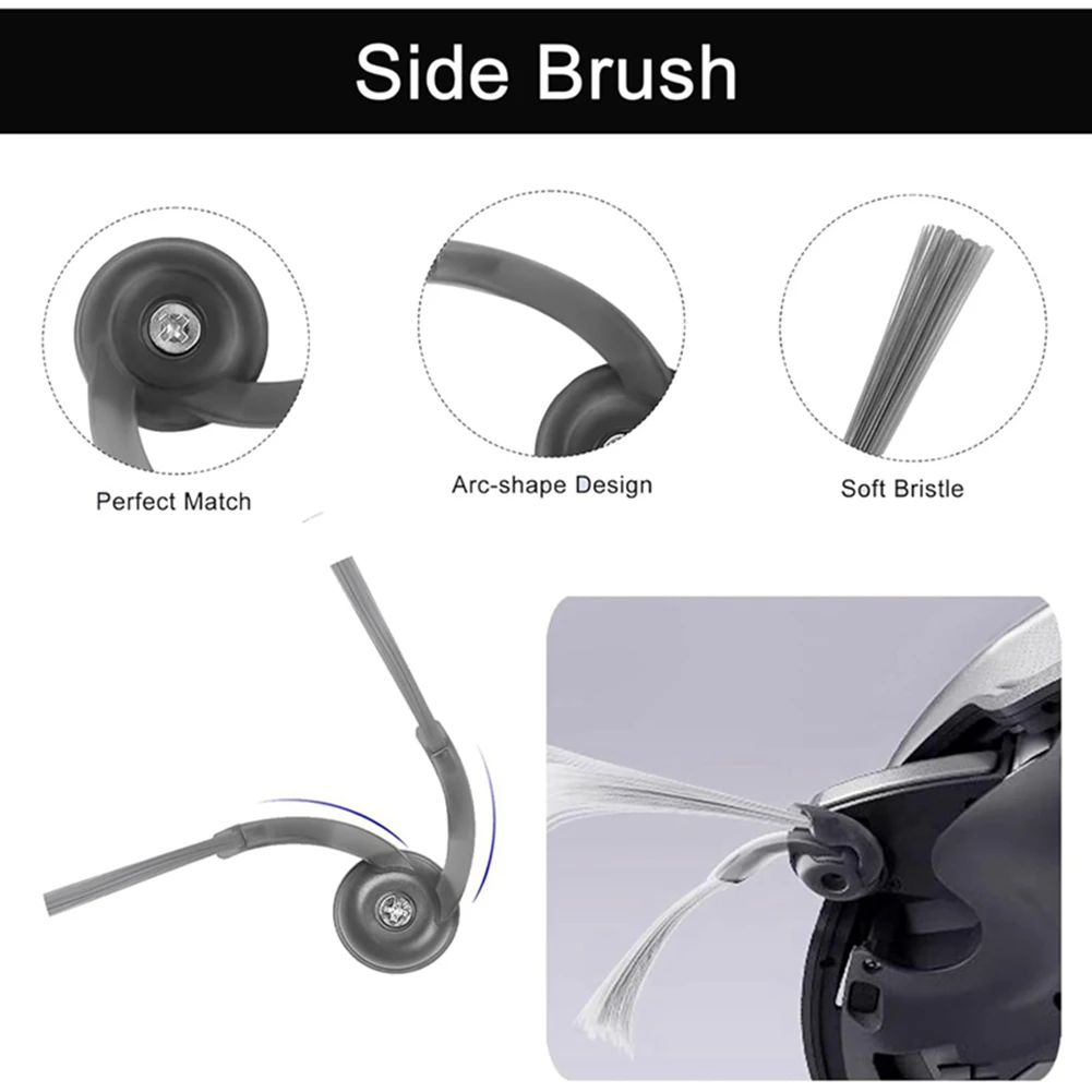 A20F-For Roborock Saros 10 Accessories Main Roller Side Brush Hepa Filter Mop Cloth Dust Bag Robot Vacuum Cleaner Parts