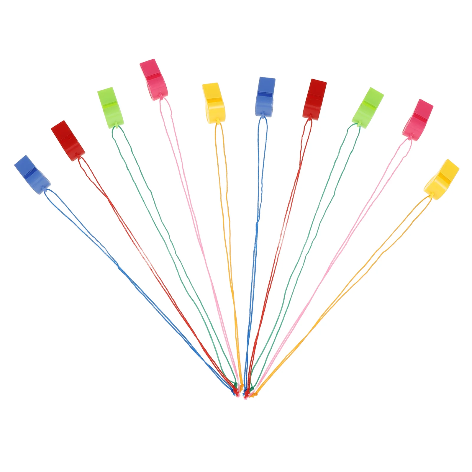 24 Pcs Locket Whistle Children Toy Hanging Pendant Cheering Fan Multifunction for Sports Baby