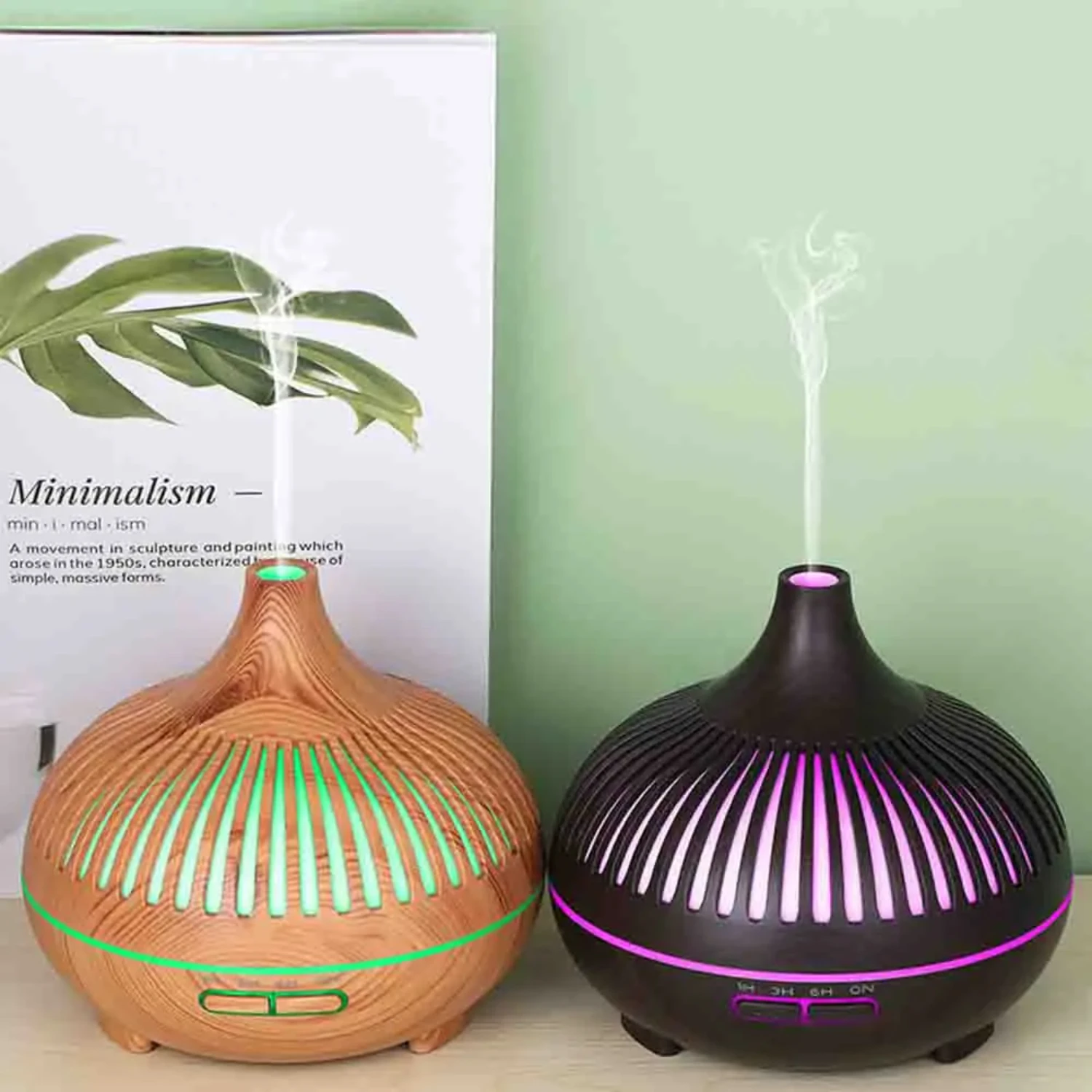 

550ML Humidifier Aromatherapy Diffuser Air Vaporizer Environment Appliance Evaporator Aromatizer Freshener Hollow