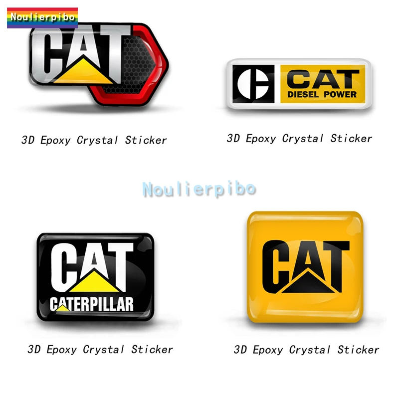 3D Stereo Gel Epoxy Resin CAT Flexible Dome Car Sticker Car Trunk Bumper Window Cell Phone Vinyl Waterproof Reflective Decal