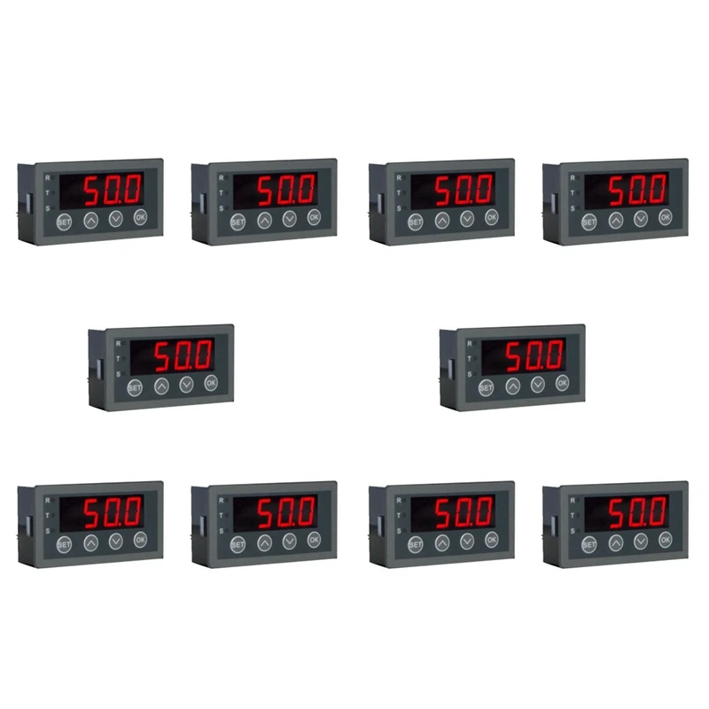 HOT SALE 10X Digital Display Meter 0-10V 0-20MA 2-10V 4-20MA Analog Input Display Table Digital Display Head With RS485 Version